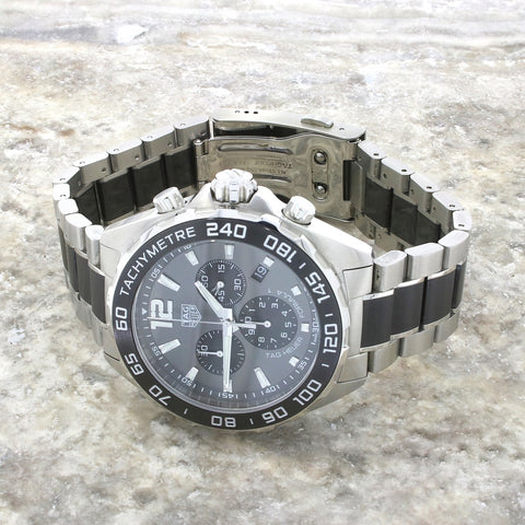 Tag Heuer Formula 1 Chronograph Mens Watch CAZ1011.BA0843 Papers | H&H