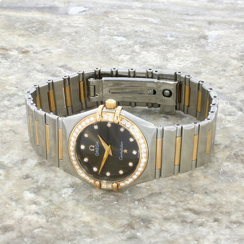 Omega Constellation Steel Rose Gold Ladies Wristwatch 1360.60.00 | H&H