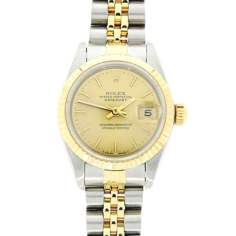 Rolex Lady Datejust Bi Metal Ladies Watch 69173 With Papers (1993) | H&H