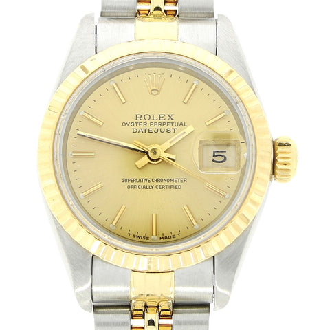 Rolex Lady Datejust Bi Metal Ladies Watch 69173 With Papers (1993) | H&H