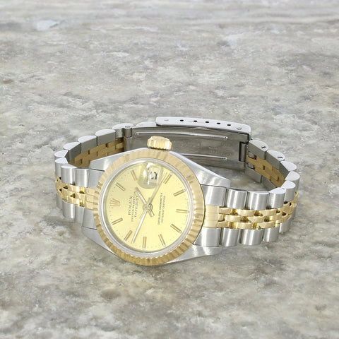 Rolex Datejust Lady Bi Metal Ladies Watch 69173 Papers (1987) | H&H