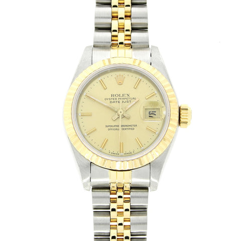 Rolex Datejust Lady Bi Metal Ladies Watch 69173 Papers (1987) | H&H