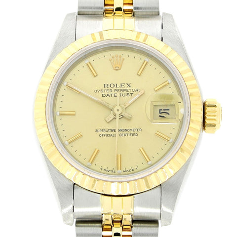 Rolex Datejust Lady Bi Metal Ladies Watch 69173 Papers (1987) | H&H