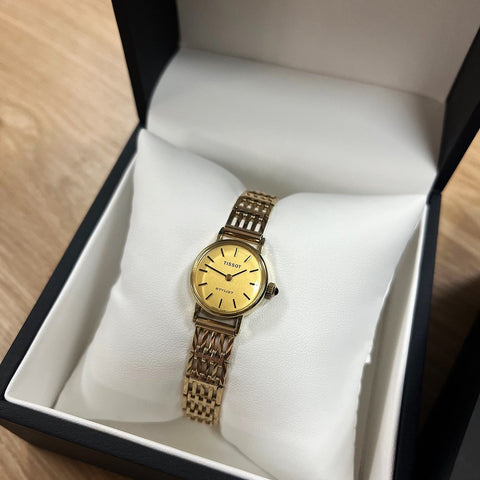 Pre Owned Tissot Stylist 9ct Gold Ladies Bracelet Watch RW0599 | H&H