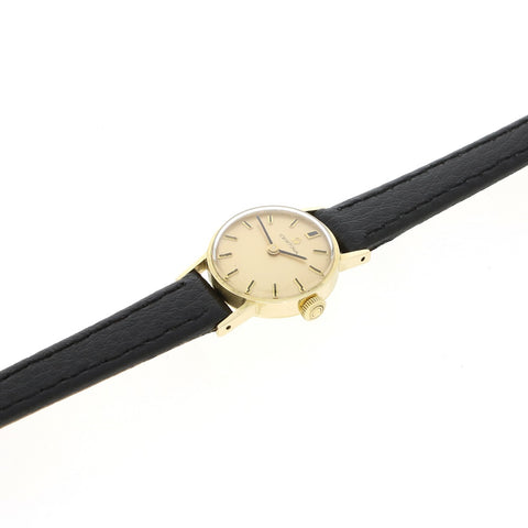 Certina 9ct Gold Leather Strap Mechanical Ladies Swiss Watch | H&H