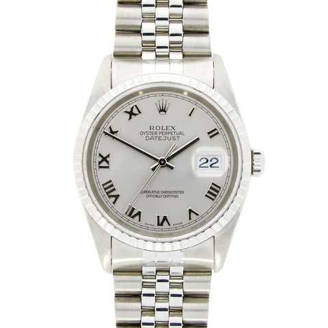 Rolex Oyster Perpetual Datejust 36 Mens Watch 16220 RW0617 (2004) | H&H