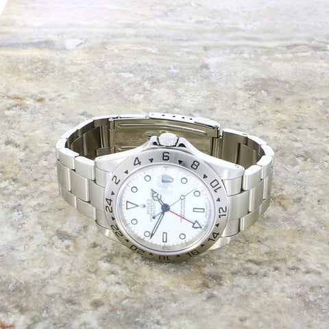 Rolex Watch 16570 Mens Explorer II GMT Papers (2000) | H&H