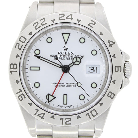 Rolex Watch 16570 Mens Explorer II GMT Papers (2000) | H&H