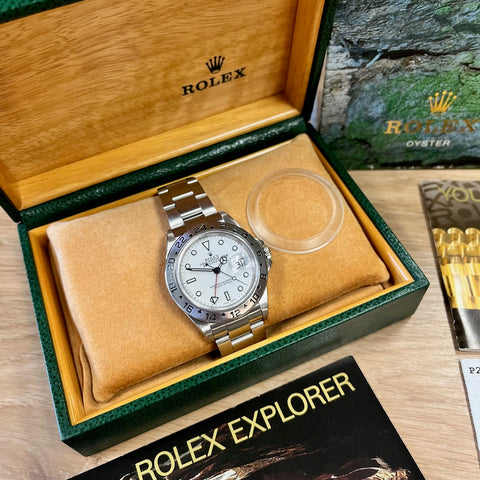 Rolex Watch 16570 Mens Explorer II GMT Papers (2000) | H&H