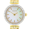 Accurist 9ct Yellow Gold Ladies Diamond Set Dress Watch Pre Owned RW0700