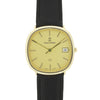 Mappin & Webb 9ct Gold Leather Strap Mens Quartz Watch Pre Owned | H&H