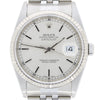 Rolex Oyster Perpetual Datejust 36 Mens Watch Silver Dial Pre Owned 16234 Papers RW0707 (2003)