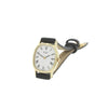 Seiko 14ct Gold Leather Strap Quartz Ladies Watch Pre Owned RW0712