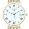W H Wilmot 9ct Gold Mens Watch White Dial 9ct Gold Bracelet (2004) | H&H