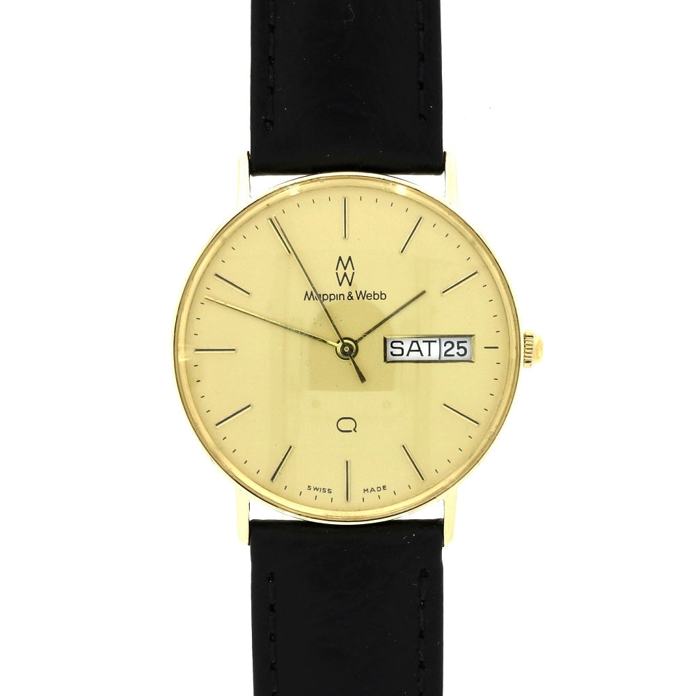 Mappin and webb quartz best sale gold watch