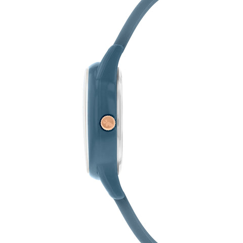 Radley Heart Print Blue Silicone Strap Ladies Watch RY21376