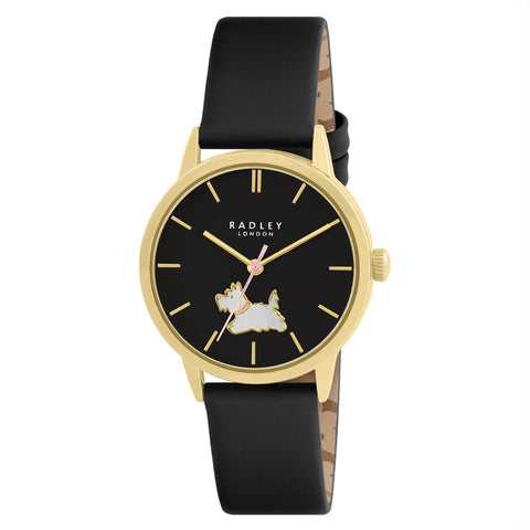 Radley Black Leather Strap Ladies Watch RY21674A