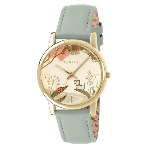 Radley Dusky Blue Leather Strap Ladies Watch RY21848