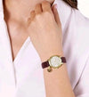 Radley Dark Cherry Leather Strap Ladies Watch RY21916A