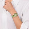 Radley Floral Heart Dial Apple Green Leather Strap Ladies Watch RY22026A