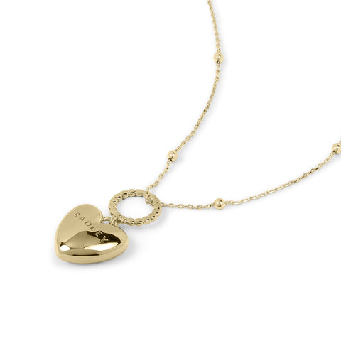 Radley 18ct Gold Plated Heart Charm Necklace RYJ2502S