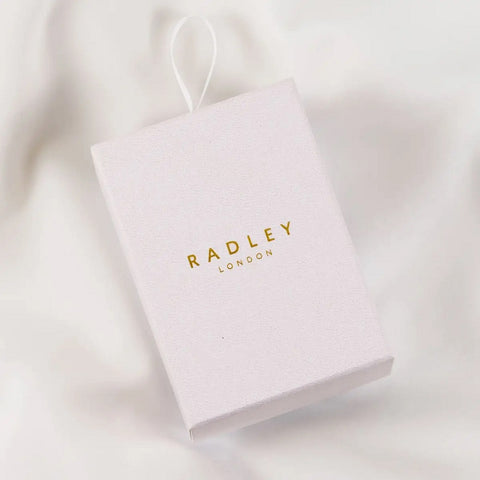 Radley Heart Print Blue Silicone Strap Ladies Watch RY21376