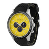 Spirit Yellow Dial Chronograph Silicone Strap Mens Watch SP1011
