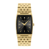 Spirit Diamond Set Rectangular Black Dial Mens Watch SP3018