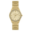 Spirit Watches Crystal Set Gold Plated Bracelet Ladies Watch SP4000