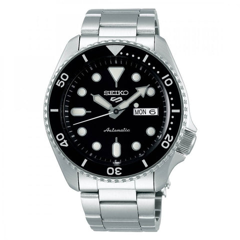 Seiko 5 Automatic Black Dial Mens Watch SRPD55K1