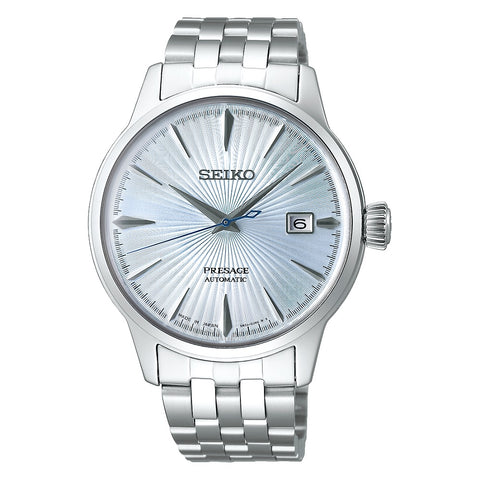 Seiko Presage Cocktail Blue Automatic Date Men's Watch SRPE19J1