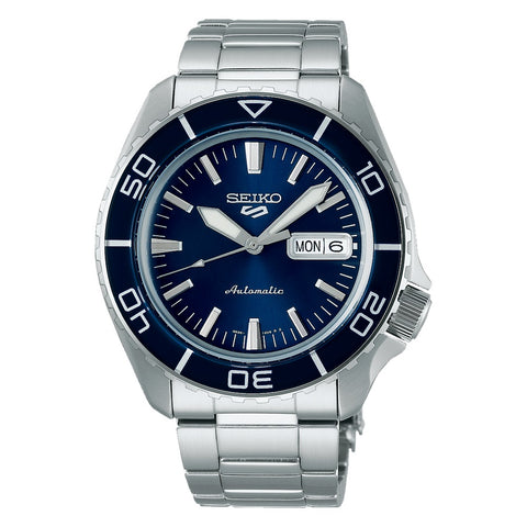 Seiko 5 Sports SNZH5 Redesign Bluetone Redux Mens Watch SRPK97K1