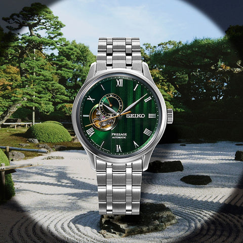 Seiko Presage Cocktail Time 'Japanese Zen Gardens' Automatic Mens Watch SSA463J1