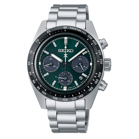 Seiko Prospex Deep Green Speedtimer Solar Chronograph Watch SSC933P1