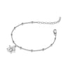 Hot Diamonds Silver Whisper Sterling Silver CZ Flower Bracelet SWB068