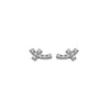 Hot Diamonds Silver Whisper Sterling Silver Curved Cross Earrings SWE018