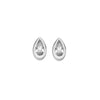Hot Diamonds Silver Whisper Sterling Silver CZ Teardrop Earrings SWE020