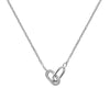 Hot Diamonds Silver Whisper Sterling Silver Oval Linked Necklace SWN002