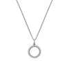 Hot Diamonds Silver Whisper Sterling Silver Circle Necklace SWP017