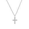 Hot Diamonds Silver Whisper Sterling Silver Cross Necklace SWP018