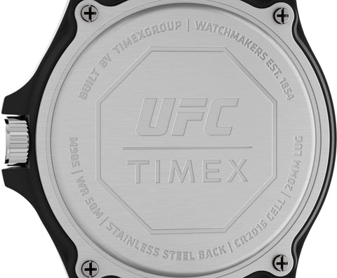 Timex UFC Apex Black Fabric Strap Mens Watch TW2V55000