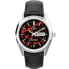 Timex Q Red Vega Reissue Leather Strap Mens Watch TW2Y55700