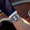 Timex Q Continental Stainless Steel Chronograph Mens Watch TW2Y55900