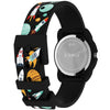 Timex NASA Black Soft Silicone Strap Time Teacher Kids Watch TW2Y59800