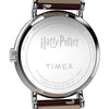 Timex X Harry Potter Platform 9 3/4 Leather Strap Watch TW2Y62000