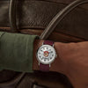 Timex X Harry Potter Platform 9 3/4 Leather Strap Watch TW2Y76200