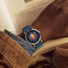 Timex X Harry Potter Butterbeer Weekender Blue Fabric Strap Watch TW2Y76100