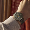 Timex X Harry Potter Sorting Hat Brown Leather Strap Watch TW2Y77000