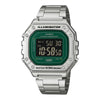 Casio Green Face Series Stainless Steel Bracelet Watch W-218HD-3AVEF