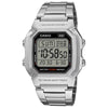 Casio World Time Alarm Watch Steel Bracelet W-800HD-1AVEF | H&H